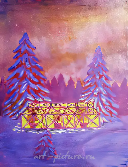 Greenhouse, 1993, canvas, oil, 135x115 cm. Author`s property