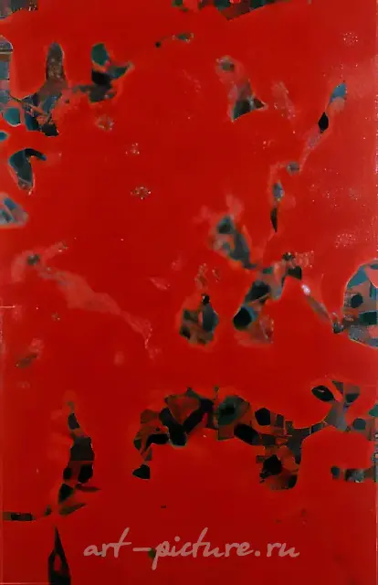Red with Green, 1988, Oil on canvas, 120x80 cm Author’s property