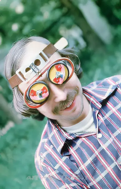 Suprematist Glasses, 1974, optical glass, metal, plastic. Work lost