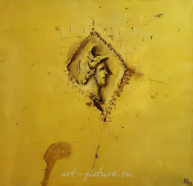 Квадрат VIII, 1993, Холст, масло, 100 х 100 см Собственность автора