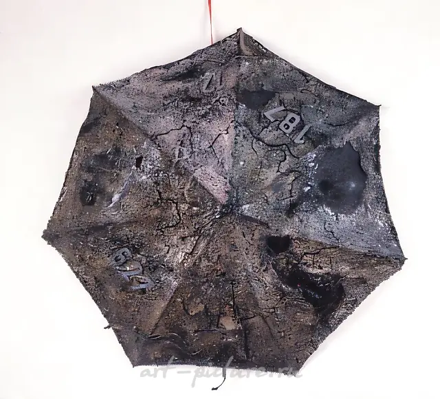 投票问题，1993年，雨伞，混合材料，84×84×30厘米 叶·戈伊藏品，莫斯科
