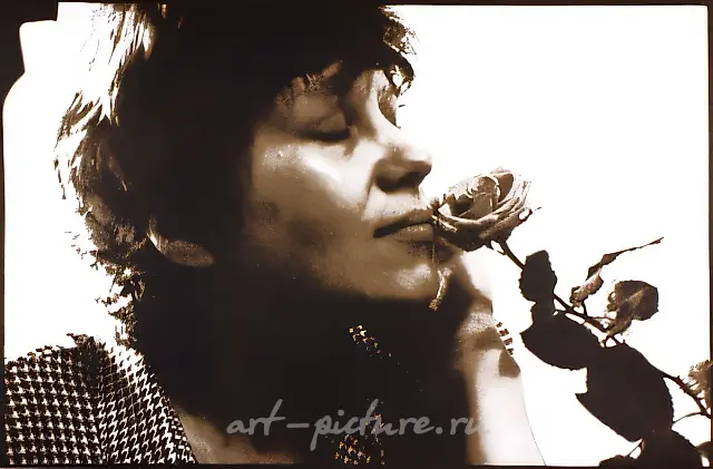 Multi-portrait (Lyudmila Bredikhina), 1992, toned B/W photo, 24x30 cm. Author`s property