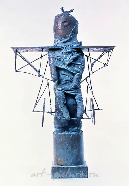 飞行员，1985年，青铜，90×60×22 厘米，莫斯科“M’АРС”画廊