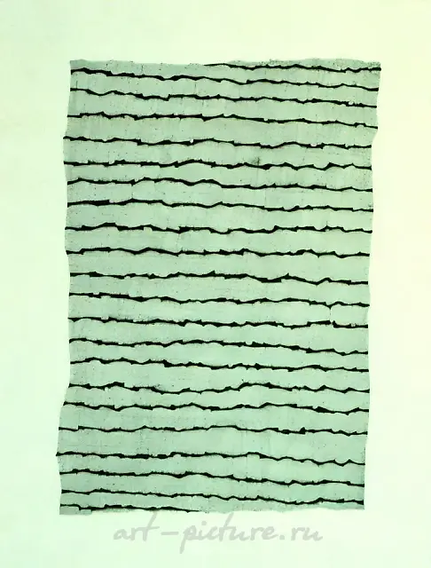 Линейная каллиграфия, 1987, бумага, тушь, 34х27 Собственность автора