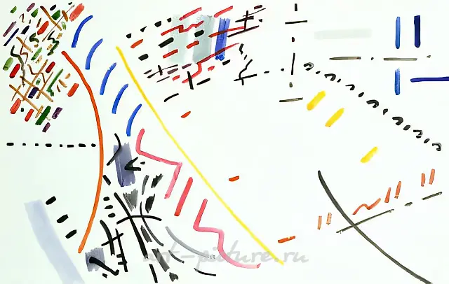 From the series "Construction and Structure", 1994, Paper, gouache, water-color, 50x74 cm author`s property