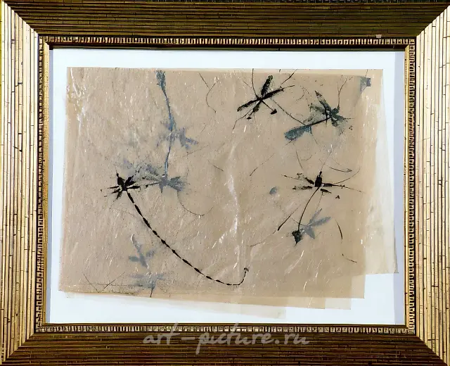 Without a Title. From the series «Insects», 1995, paper, water-colour, 21x26 cm. Author`s property
