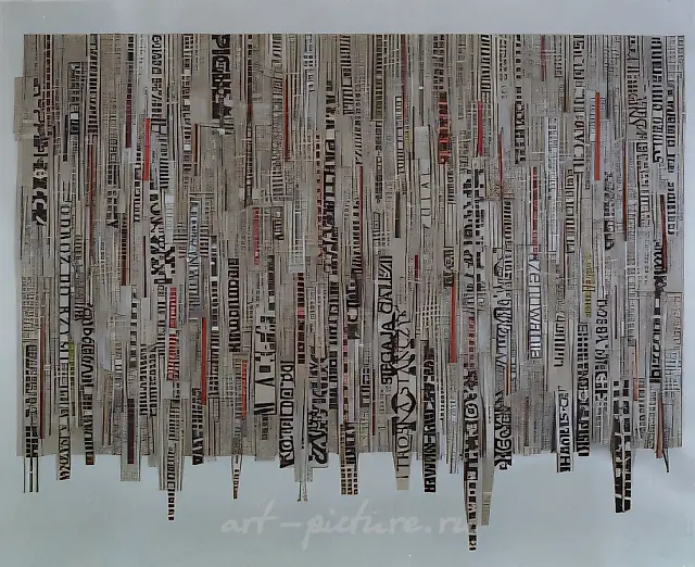 无题，1990年，拼贴画，50×60厘米 作者所有