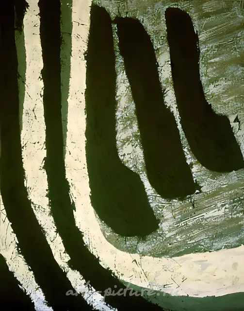 Ship Timber, 1990, Mixed media on canvas, 200x160 cm Author’s property