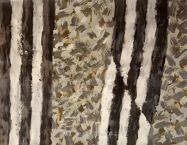 Part of the Big Diagonal, 1992, Mixed media on paper, 80x100 cm Author’s property