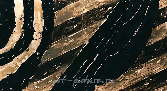 A Tree`s Life, 1991, Pigments on canvas, 200x360 cm Author’s property