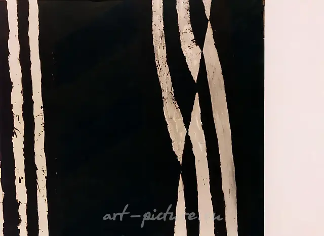 Part of the Big Diagonal XII, 1992, Pigments on canvas, 200x540 cm Author’s property