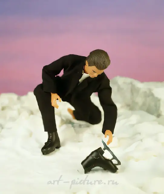 北极（与格·阿布拉米什维利合作），1995年，西巴铬相纸，60×50厘米 作者所有