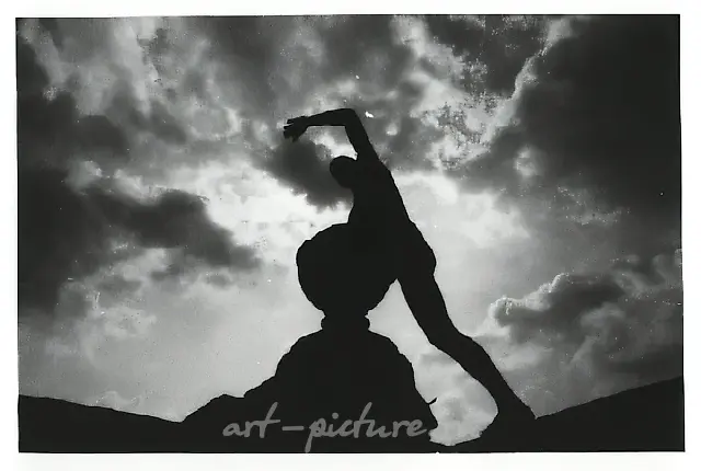 Nights over Asia, 1994, B/W photo, 60x90 cm Author`s property