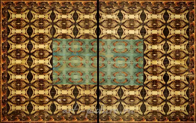 无题。二联画，1994年，混合媒材，150 x 220 厘米。艺术家自藏。