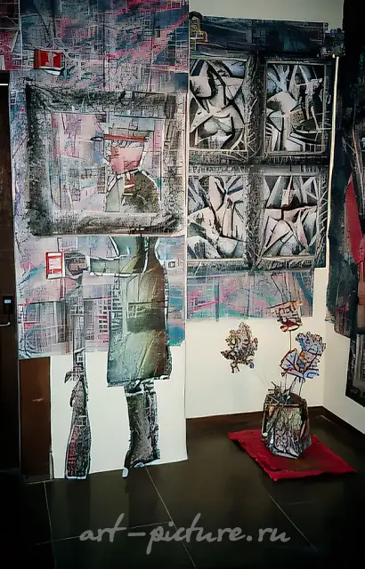 Red Square of Moscow in Santa Fe. Detail of installation, 1994. Museum of Fine Arts, New Mexico, USA