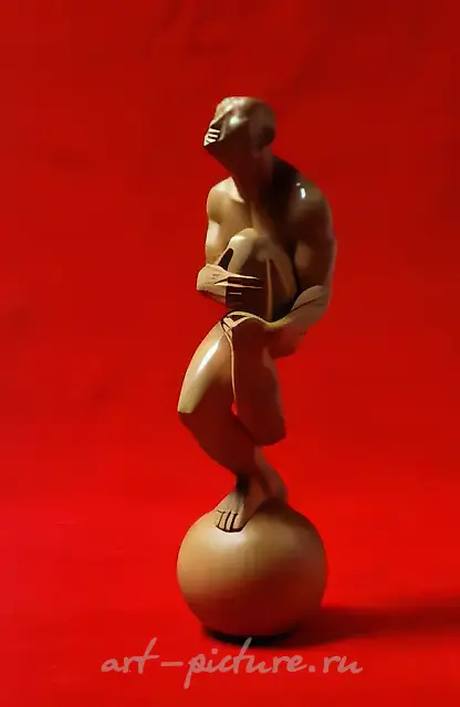 Balancing, 1994, boxwood, h 24,0