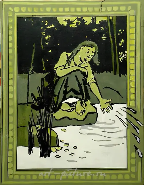 Из серии "Утраты". Аленушка, 2005, холст, акрил,