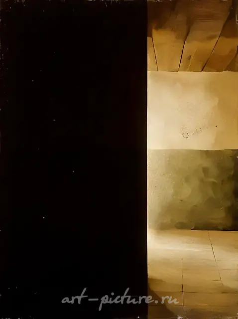 Empty Room, 1990, canvas, oil, 66 x 55 cm