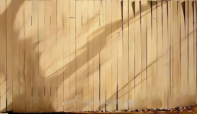 Fence, 1996, canvas, oil, 100 x 60 cm