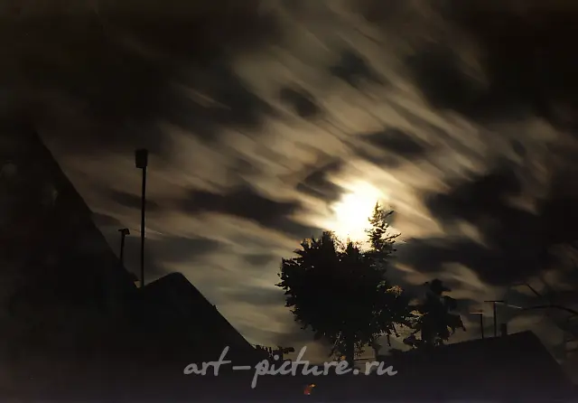 Moon Wind. Triptych. Part 1, 1996, art photo, 35 x 50 cm