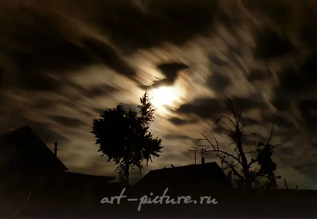 Moon Wind. Triptych. Part 3, 1996, art photo, 35 x 50 cm