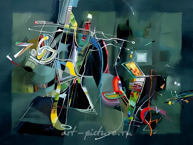 Thoughts and Feelings, 1996, canvas, oil, 80x100