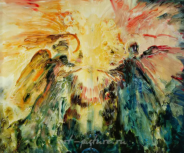 Creation of  Soul, 1995, oil on canvas, 100x120