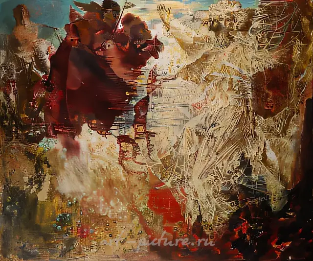 Vision of an Angel, 1993, oil on canvas, 89x116