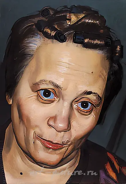 Sister, 1996, acrylic, canvas, 55x38