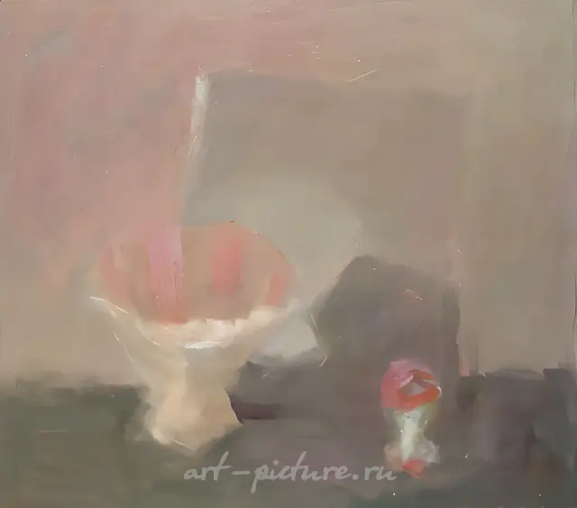Still Life with a Mirror, 1994, canvas, oil, 60x70