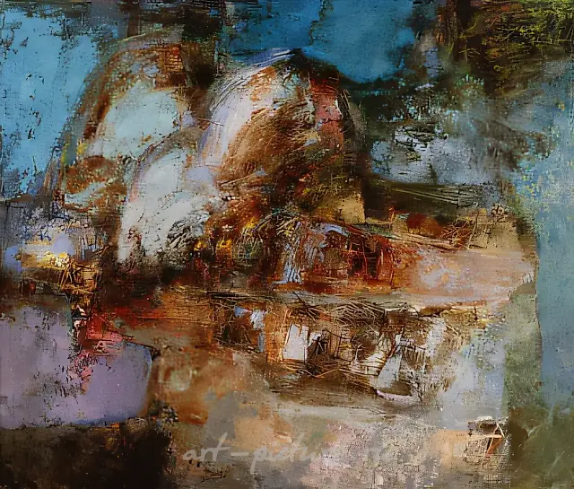 Twilight	, 1997, oil on canvas, 90x105