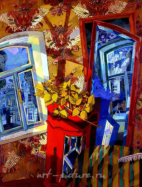 Цикады, 1995, холст, масло, 79х50