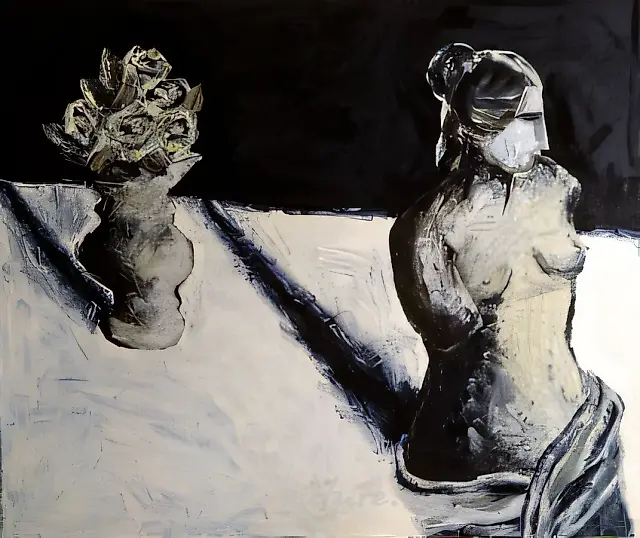 Memory of the Past, 1995, canvas, oil, 145x120