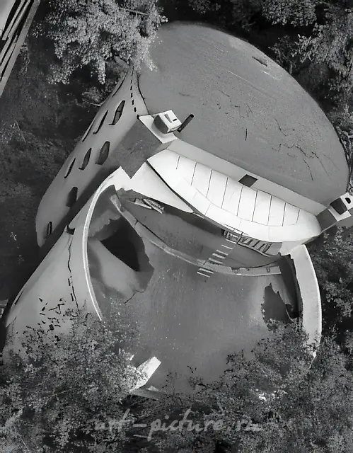 The house of architector K.Melnikov, 0, Architectural photography,