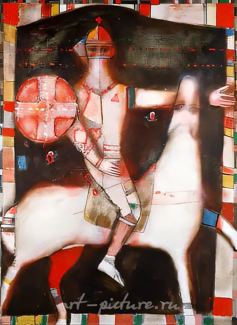 Albedo, 1995, canvas, oil, 120x90