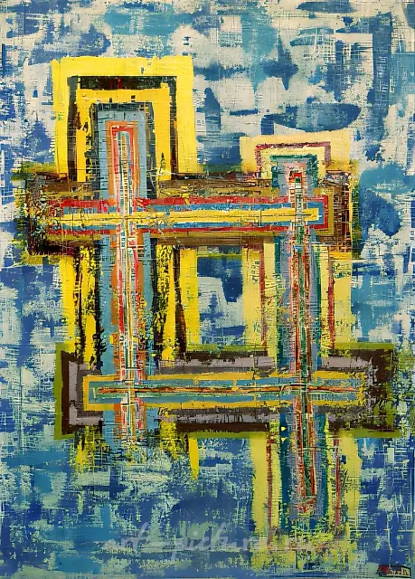 Земля, 1973, холст, масло, 100x74 Собственность автора