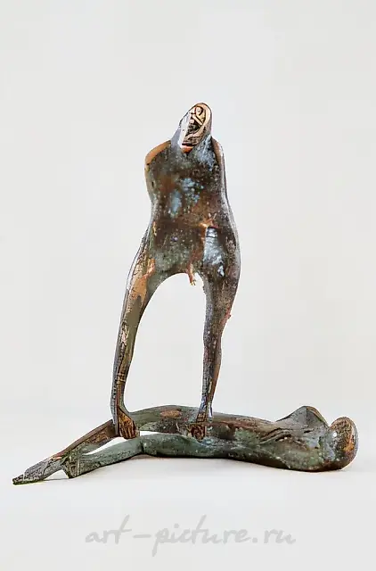 该隐，你的兄弟在哪里，1994年，青铜，29×26×11