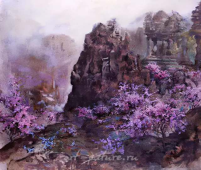 May Night, 1996, canvas, oil, 70x80