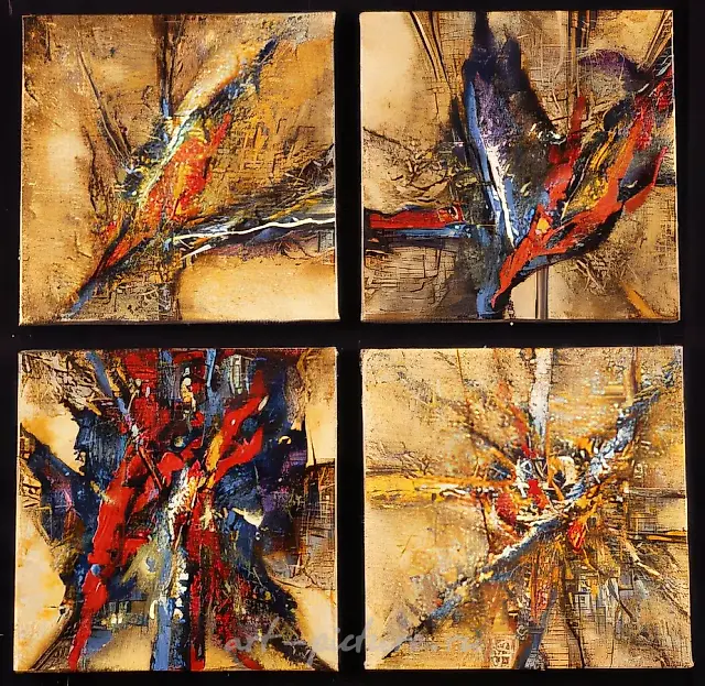 Cross, 1994, canvas, oil, 70x70