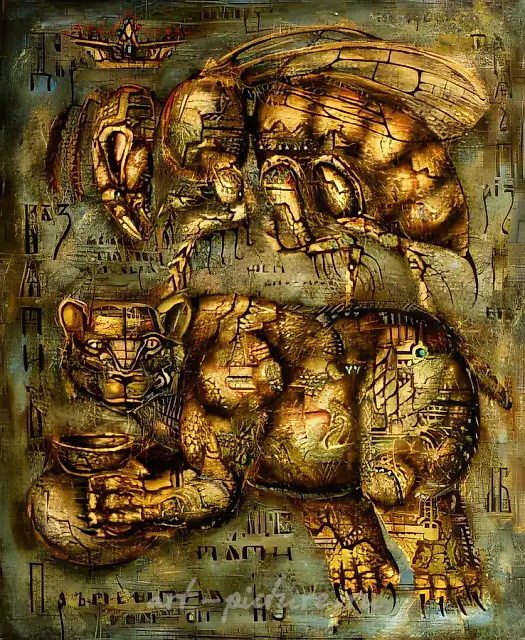 Thief, 1996, oil on canvas, 120x100