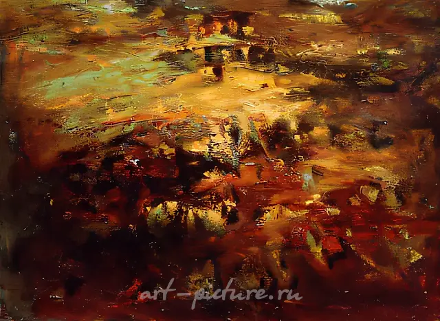 Сумерки, 1995, холст, масло, 50х65