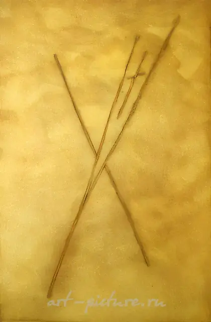 Lines of fate, 1990, cardboard, tempera, 130x85