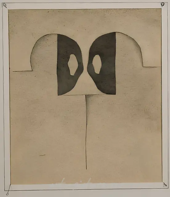 A Talk, 1961, water colours, paper, 26x24