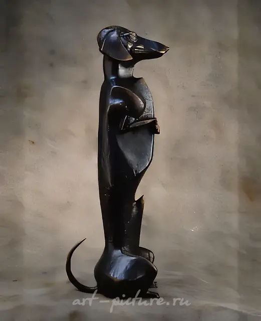 King of Mice, 1997, bronze, 58x20x18