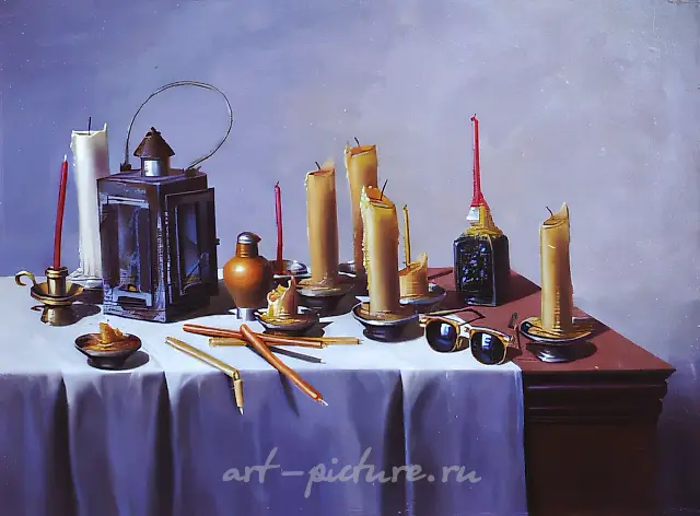 Morning Still Life, 1996, canvas, oil, 65x85. $1200