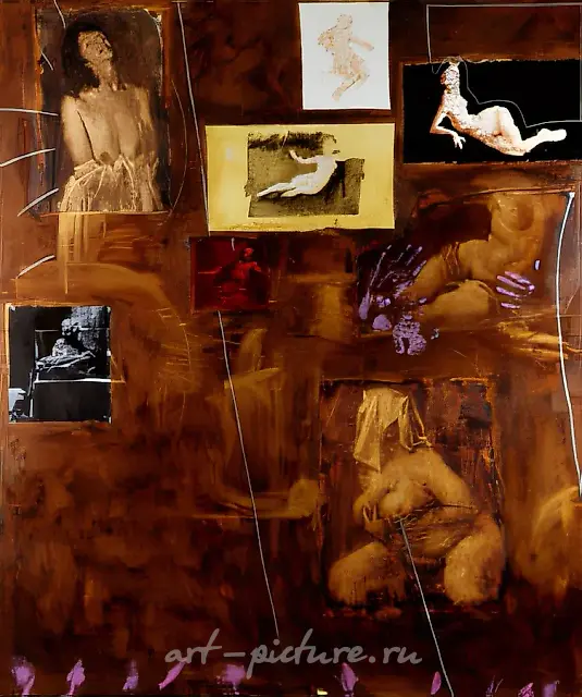 博物馆幻想，1993年，布面，油画，丙烯，150×120，艺术家自藏