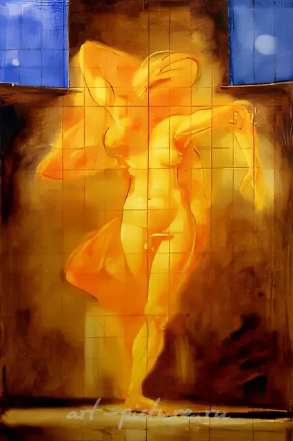 莎乐美的最后之舞，1995年，布面油画，105 x 75