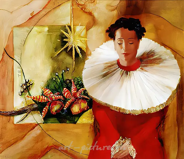Myth, 1998, canvas, oil, 60x70. Author`s property