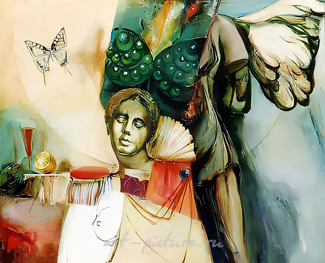 Collection, 1997, canvas, oil, 80x100. Author`s property