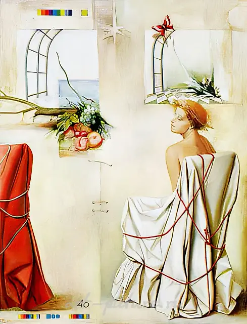 Elegy, 1998, canvas, oil, 130x97. Author`s property